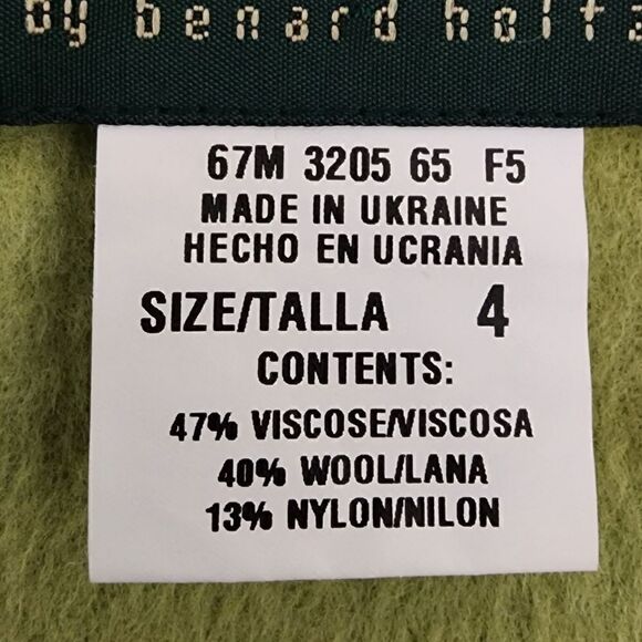 Harve Benard Two Tone Open Wool Blend Cardigan Jacket Size 4 - Picture 9 of 9